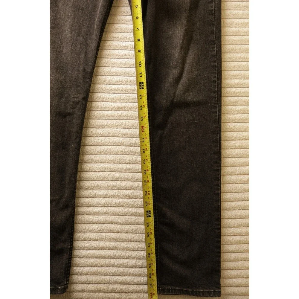 Levis 511 Mens 32x34 Blank Red Tag Black Denim Jeans Rare Western Pants 2019